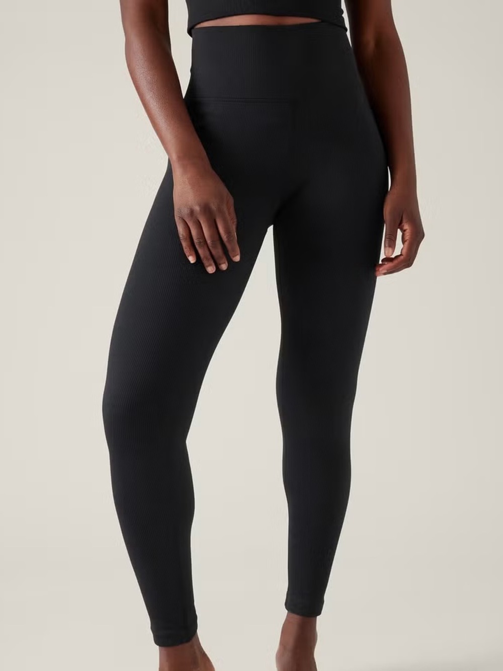 NWT Athleta AURORA SEAMLESS TIGHT, BLACK SIZE S - Picture 1 of 8